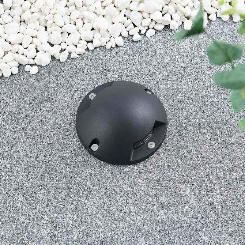 B-Ware Lindby Bodenstrahler Wegeleuchte LED Strahler dunkelgrau Aluminium Kunststoff