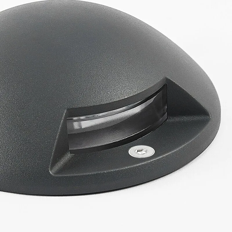 B-Ware Lindby Bodenstrahler Wegeleuchte LED Strahler dunkelgrau Aluminium Kunststoff