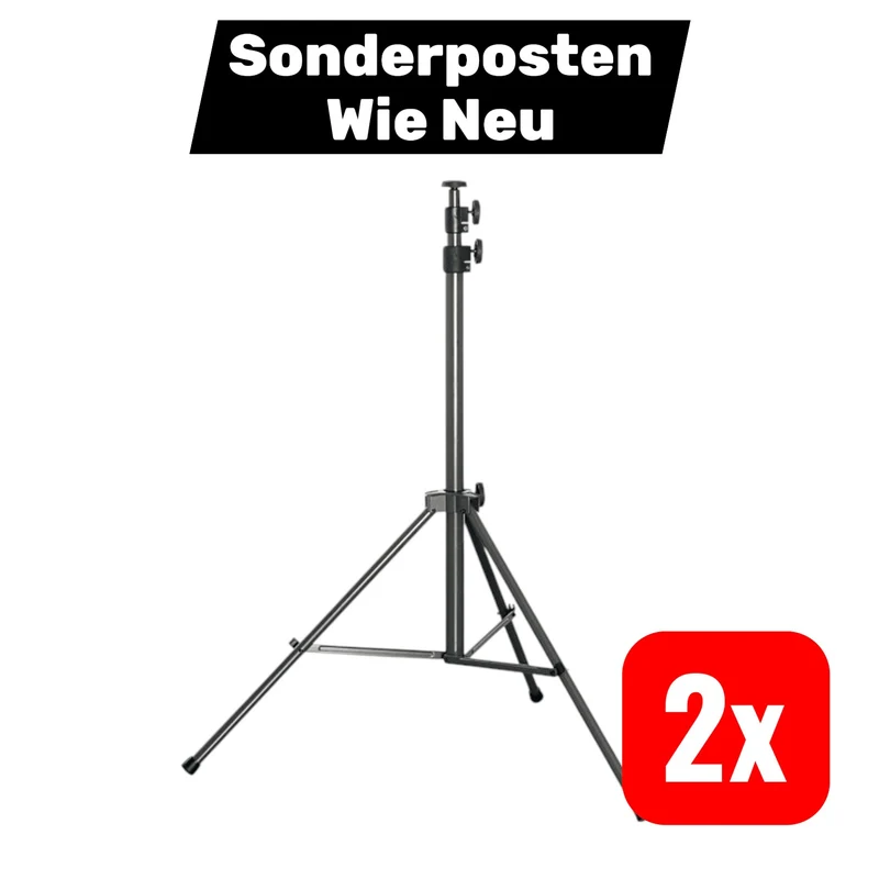 B-Ware Scangrip Stativ 1,35-3 m Universalstativ Tripod Dreifuß-Ständer 2 STÜCK