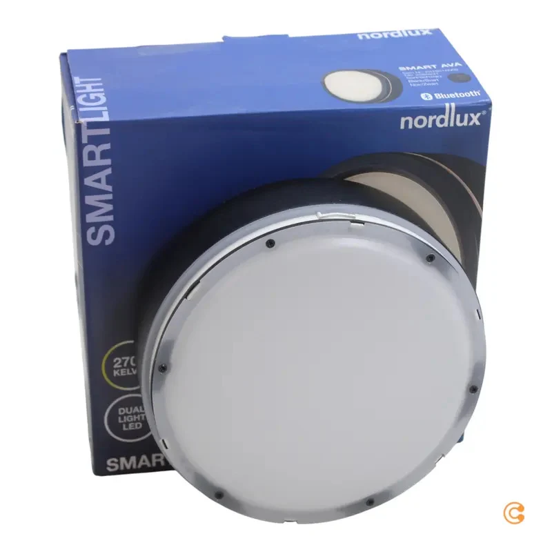 B-Ware Nordlux LED Außenwandleuchte Lampe Smart Home schwarz dimmbar Alexa Google WLAN