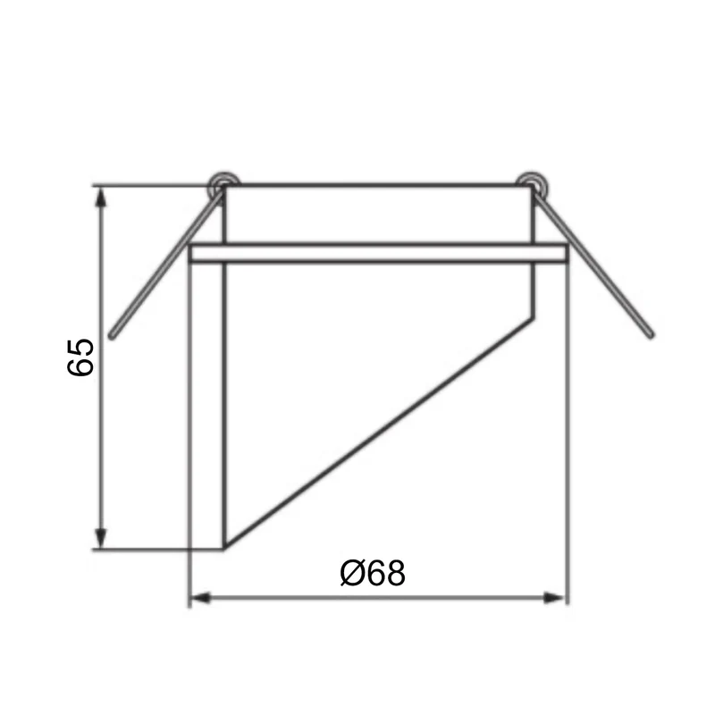 LED Einbaustrahler inkl. GU10 Fassung | Rund | Aluminium | Schwarz + Gold | 230V | extra-flach | dimmbar