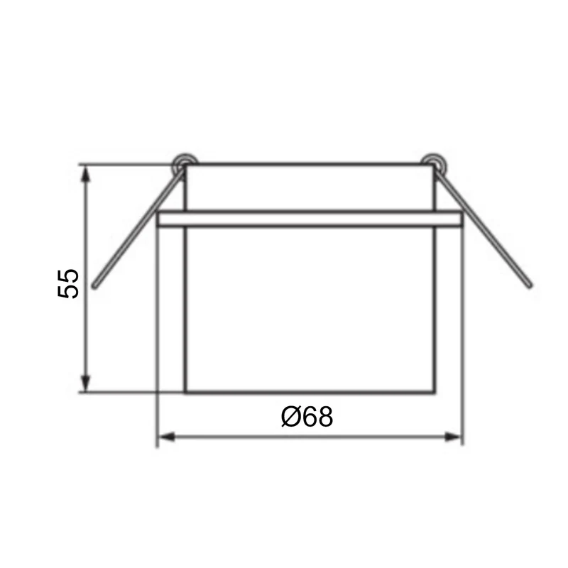 LED Einbaustrahler | aus Aluminium | Rund | Schwarz + Gold | inkl. GU10 Fassung | 230V 12V | energieeffizient | umweltfreundlich | extra-flach | dimmbar