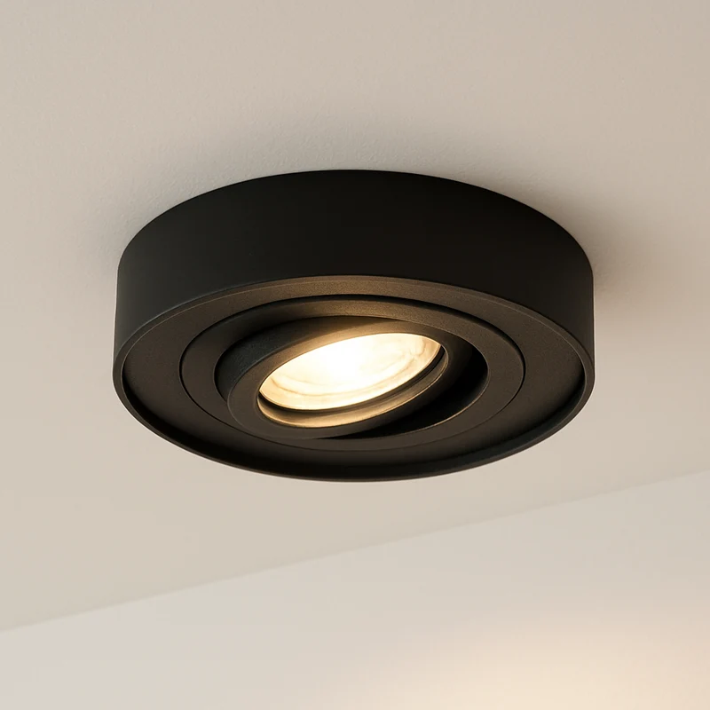 LED Einbaustrahler inkl. GU10 Fassung | Rund Ø94mm | Aluminium | IP20 | 230V | MINI MIDI | extra-flach | dimmbar