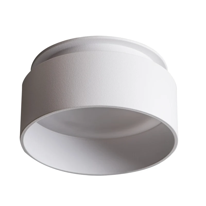 LED Einbaustrahler Oviedo | Rund | Aluminium | Weiß | IP20 | inkl. GU10 Fassung | 230V 12V | direkte und indirekte Beleuchtung | extra-flach | dimmbar