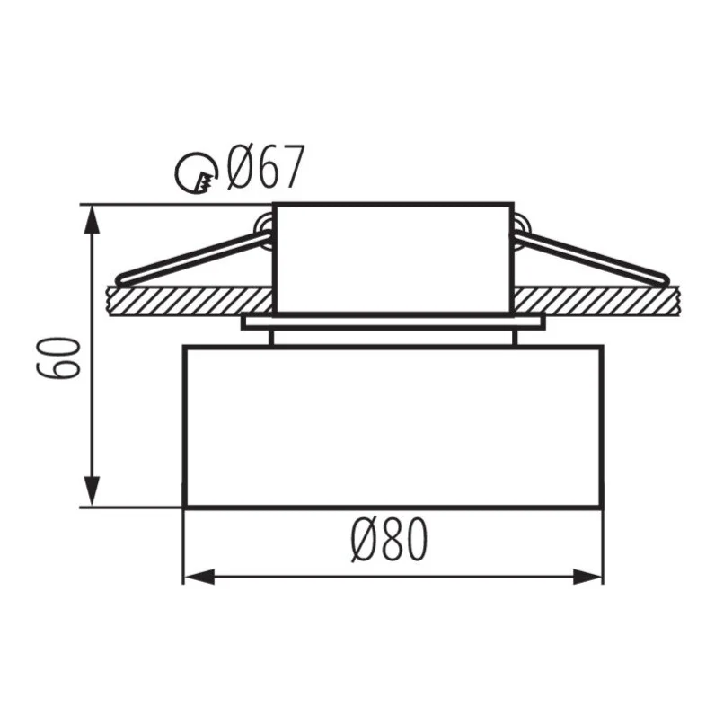 LED Einbaustrahler Oviedo | Rund | Aluminium | Weiß | IP20 | inkl. GU10 Fassung | 230V 12V | direkte und indirekte Beleuchtung | extra-flach | dimmbar