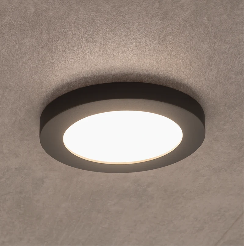 LED Einbaustrahler | Außenbereich & Badezimmer | IP44 | Rund | Aluminium | Ø80mm | inkl. GU10 Fassung | 230V 12V | extra-flach | dimmbar