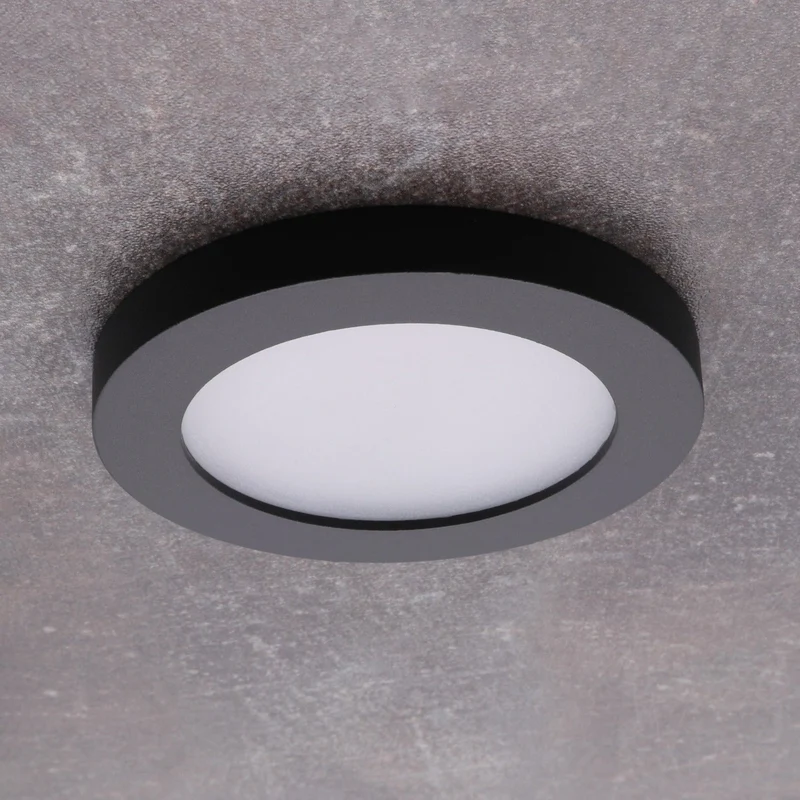 LED Einbaustrahler | Außenbereich & Badezimmer | IP44 | Rund | Aluminium | Ø80mm | inkl. GU10 Fassung | 230V 12V | extra-flach | dimmbar
