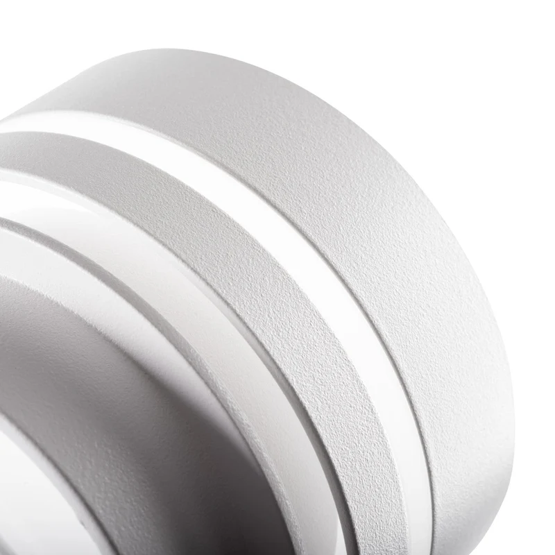 LED Einbaustrahler Oviedo aus Aluminium | Rund | Weiß | Ø80mm | inkl. GU10 Fassung 230V | extra-flach | dimmbar