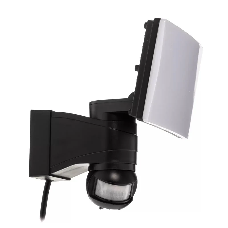 B-Ware PRIOS Außenwandstrahler Wandlampe LED Bewegungsmelder IP44 schwarz weiß