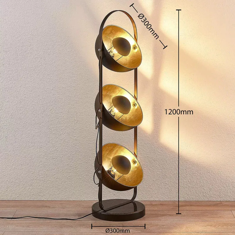 B-Ware Lindby Stehlampe Muriel Standleuchte Stehleuchte Leuchte Lampe Leseleuchte LED