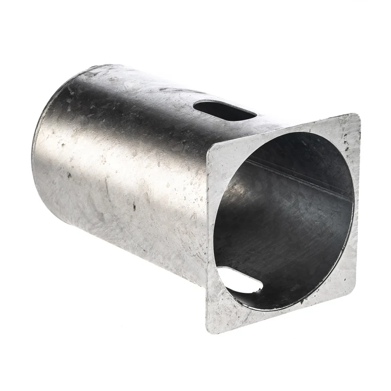 B-Ware BEGA Anschlussgehäuse Verteilerdose Wallwasher Bodenaufbauleuchte Stahl 27,5 cm