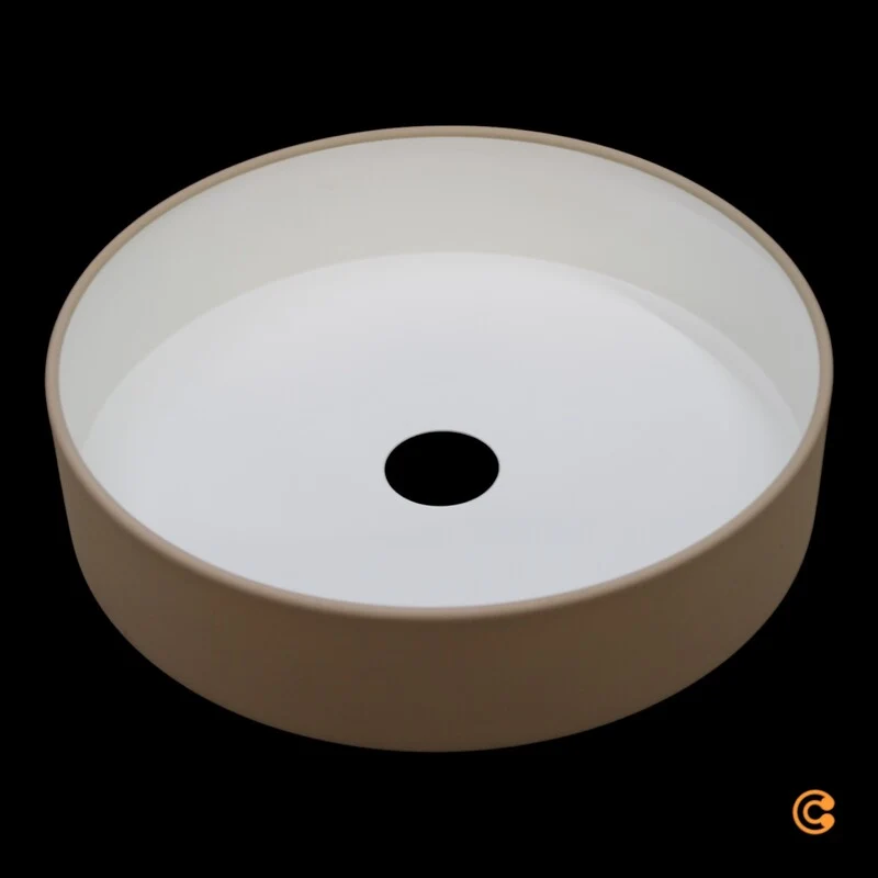 B-Ware ferm Living Record Lampenschirm Leuchtenschirm Dekoschirm Lampen-Schirm beige