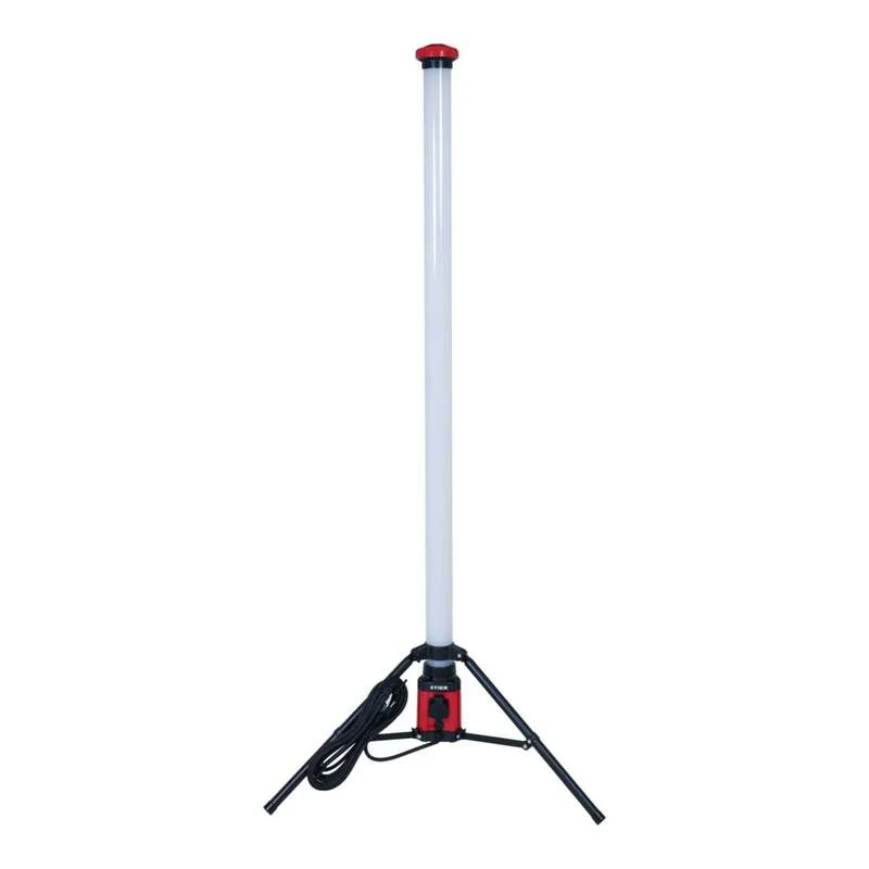 B-Ware STIER LED-Tower-Baustrahler 360° 8280 Lumen 72W Baustrahler IP54 180cm robust