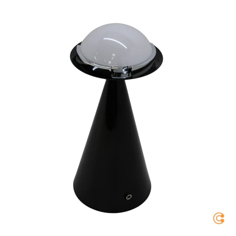 B-Ware Tom Dixon Ersatzteil Basis Fitting LED Tischleuchte Tischlampe Cone Fat Schwarz