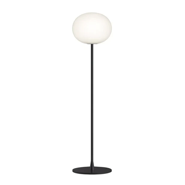 B-Ware Flos Glo Ball F 1 Stehleuchte Standleuchte Stehlampe Leselampe E27 schwarz matt
