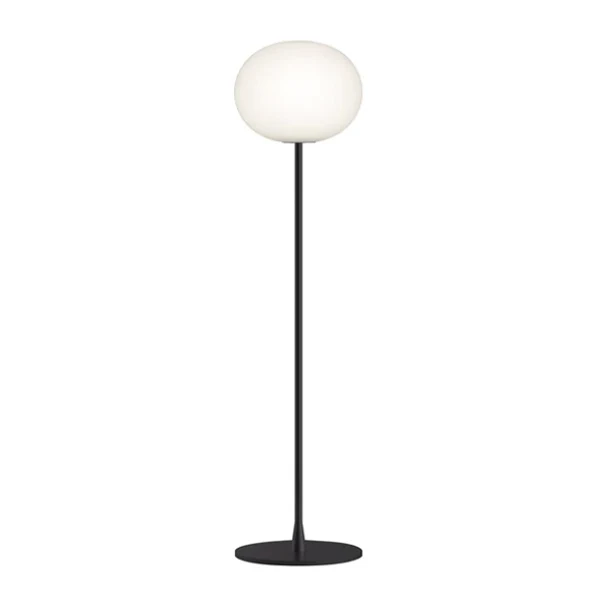 B-Ware Flos Glo Ball F 1 Stehleuchte Standleuchte Stehlampe Leselampe E27 schwarz matt