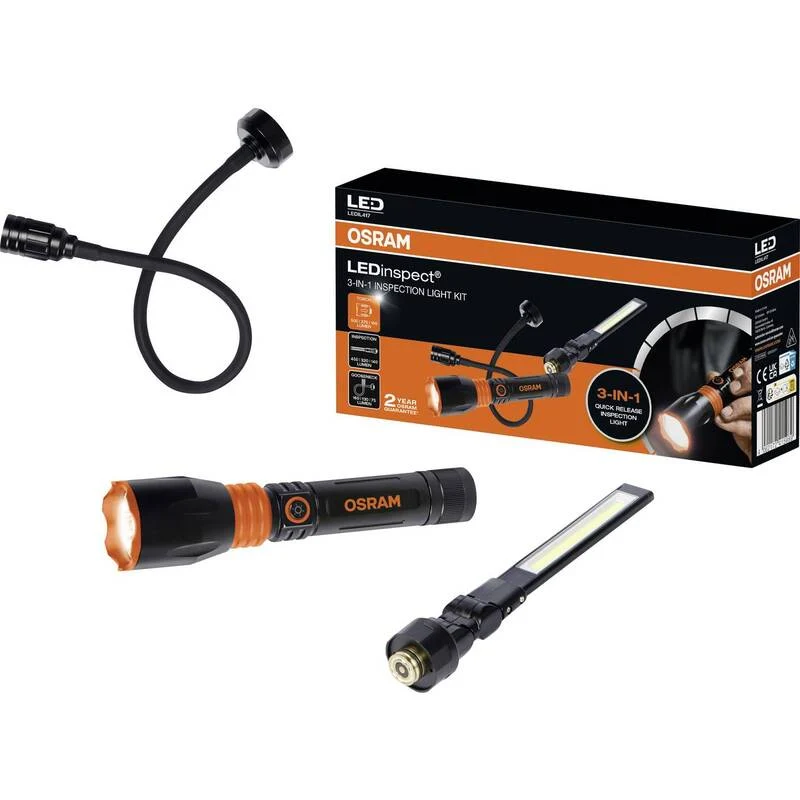 B-Ware Osram Automotive Arbeitsleuchte LEDinspect 3-in-1 LED Lampe 500lm