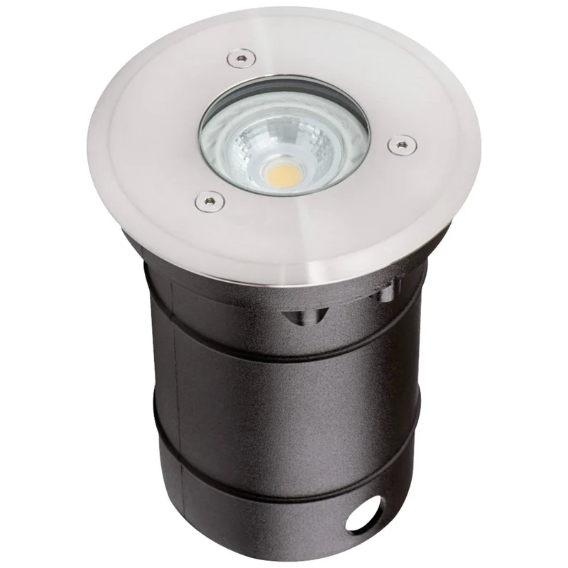 3x B-Ware Kanlux Bodeneinbauleuchte Bodenleuchte LED Edelstahl Außenleuchte 3 STÜCK