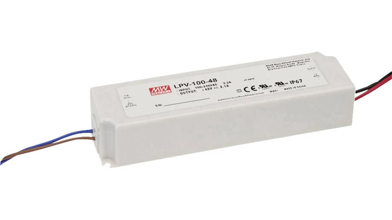 2x B-Ware Mean Well LPV-100-12 LED-Trafo Konstantspannung 102 W 0 - 8.5 A 12 2 STÜCK