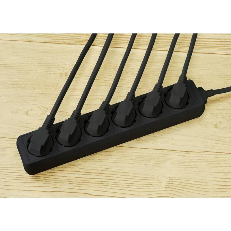 6x B-Ware Sygonix SY-4890996 Steckdosenleiste Mehrfachsteckdose 6fach 6 STÜCK