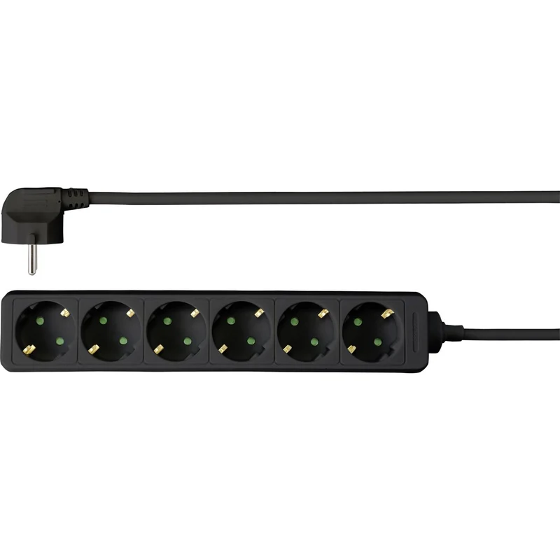 7x B-Ware Sygonix SY-4890996 Steckdosenleiste Mehrfachsteckdose 6fach 7 STÜCK