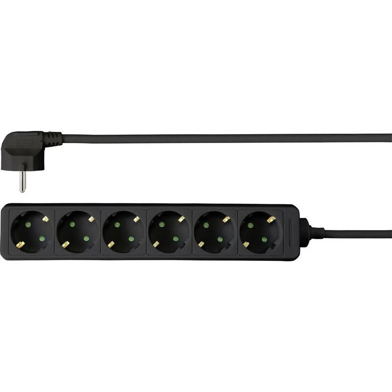 7x B-Ware Sygonix SY-4890996 Steckdosenleiste Mehrfachsteckdose 6fach 7 STÜCK