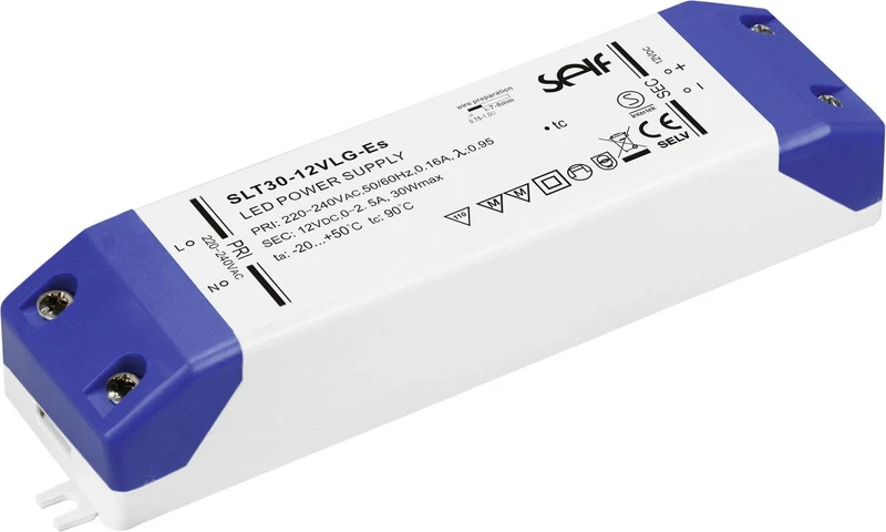 2x B-Ware Self Electronics SLT30-48VLG-ES LED-Treiber Konstantspannung 30W Lampen 2 STÜCK