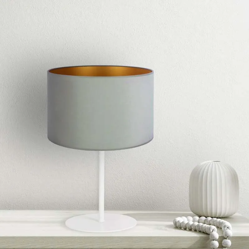 B-Ware Euluna Tischlampe Golden Roller Büroleuchte Schreibtischlampe E14 mintgrün gold