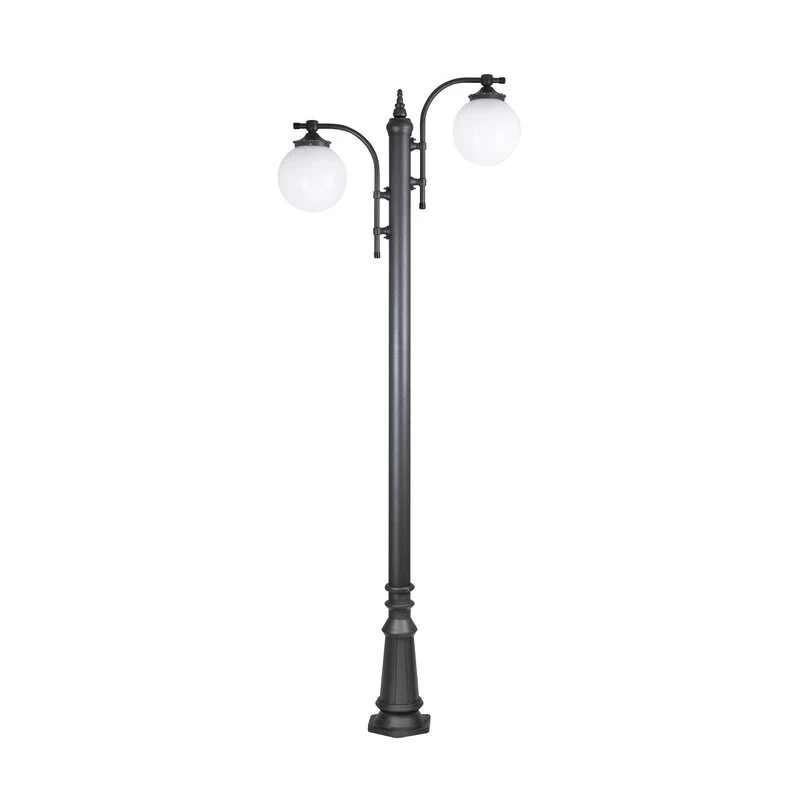 B-Ware KS Verlichting Mastleuchte Außenlampe Madeira Außenleuchte 2-flammig anthrazit