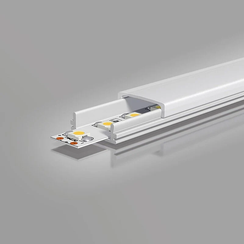 B-Ware EVN APFLAT1 Alu-Profil 200 cm U-Profil flach Metallplatte Legierungsplatte