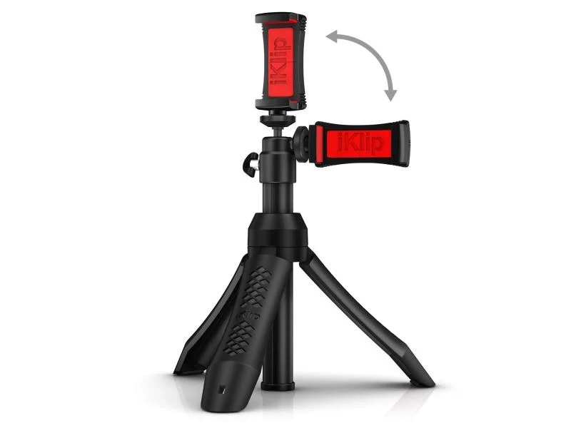 B-Ware IK Multimedia Smartphone-Stativ Grip Pro Schwarz Bluetooth-Fernbedienung