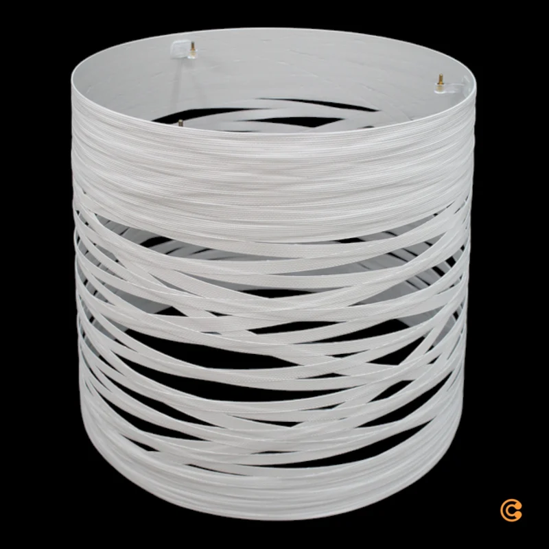 B-Ware Foscarini Tress Grande LED Hängeleuchte Lampenschirm 48x41cm greige grau beige