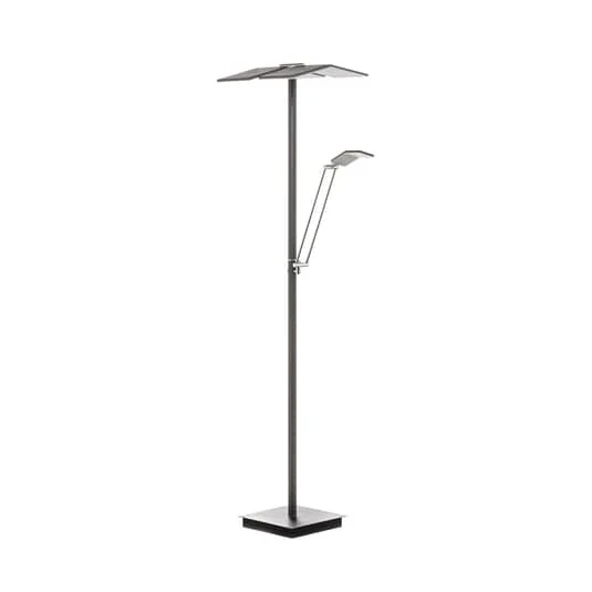 B-Ware Lucande Kamari LED-Stehlampe Stehleuchte Deko-Standleuchte anthrazit m. Lese16
