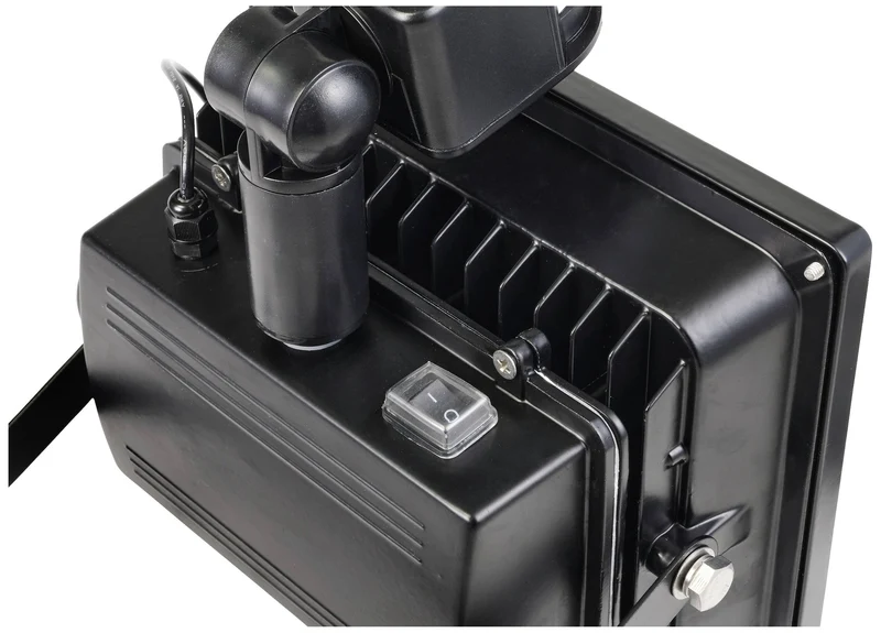 B-Ware Sygonix SY-5461112 Solar-Spot mit Bewegungsmelder 50 W Neutralweiß Schwarz Lampe