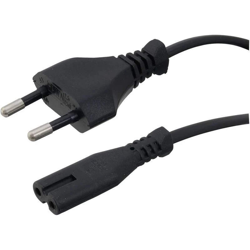 B-Ware HAWA 1008208 Strom Anschlusskabel Schwarz 1.80 m