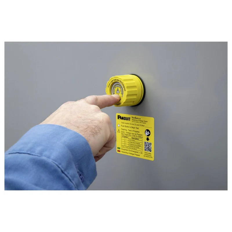 B-Ware Panduit Spannungsfreiheitsprüfer Spannungstester VeriSafe 2.0 Systemkabel 2,4m