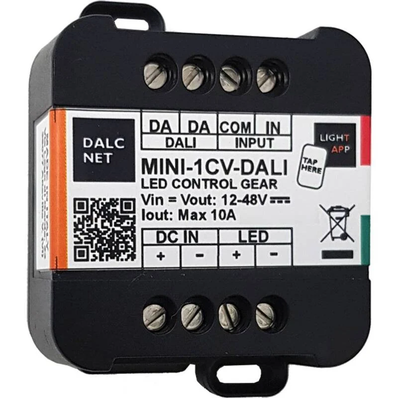 10x B-Ware Dalcnet MINI-1CV-DALI Dimmer 1-Kanal Schalter Schalter-Zubehör 10 STÜCK