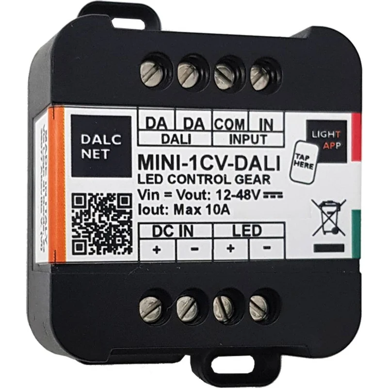 10x B-Ware Dalcnet MINI-1CV-DALI Dimmer 1-Kanal Schalter Schalter-Zubehör 10 STÜCK