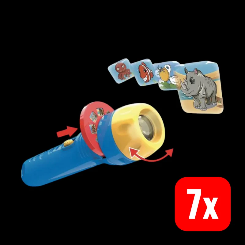7x B-Ware Vedes Projektor-Taschenlampe Taschenlampe Toy Fun Kinder Meerestiere 7 STÜCK