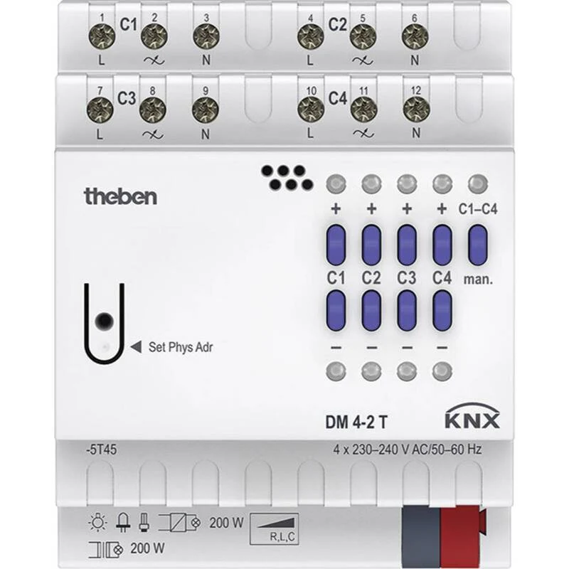 B-Ware Theben Dimmaktor Dimmer KNX Universal Reiheneinbaugerät Lampen Steuerung
