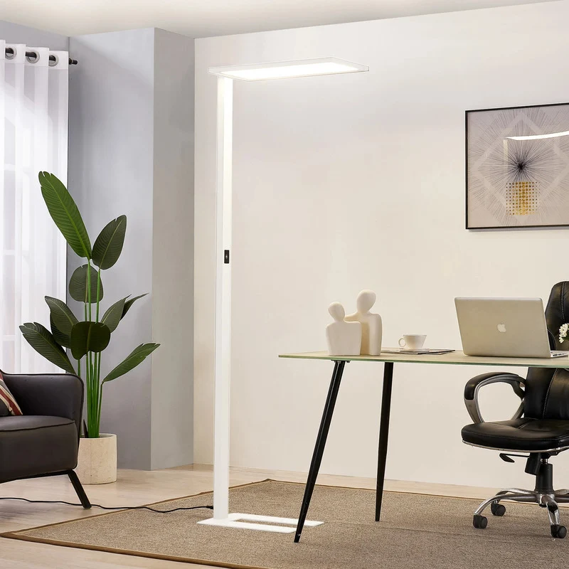 B-Ware PRIOS Stehleuchte Büro Standlampe LED Taronis weiß dimmbar 195cm SIEHE TEXT/FOTO
