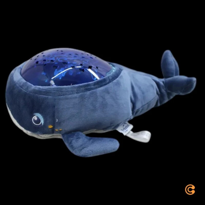 B-Ware Angelcare Nachtlicht Schlummerlicht Aqua Dream Wal Plüschtier Sound Projektion