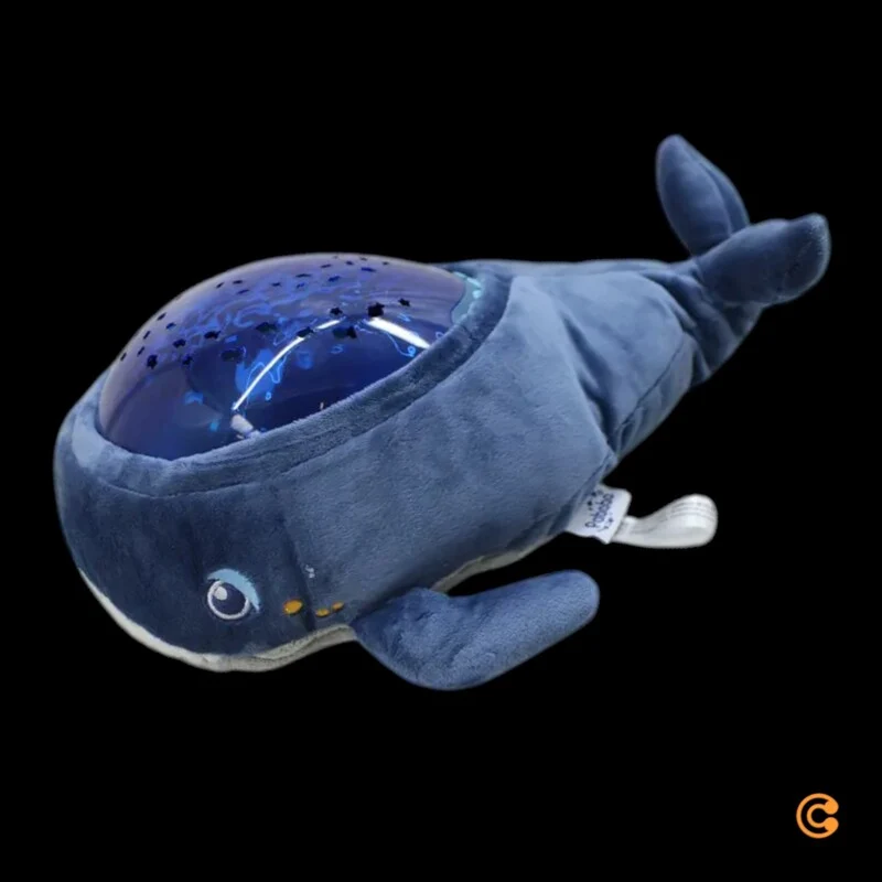 B-Ware Angelcare Nachtlicht Schlummerlicht Aqua Dream Wal Plüschtier Sound Projektion