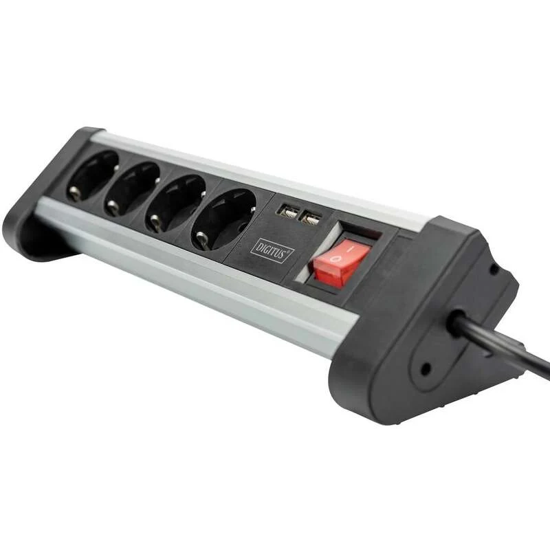 3x B-Ware Digitus DA-70614 Steckdosenleiste mit Schalter Mehrfachsteckdose 1,5 m 3 STÜCK