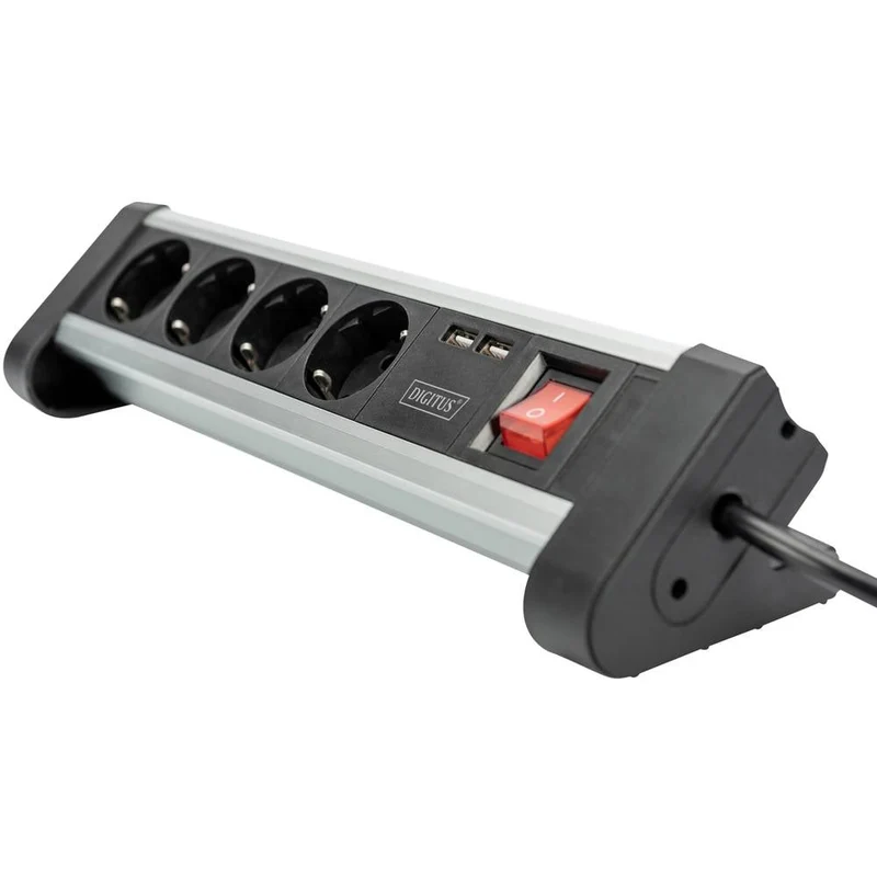 3x B-Ware Digitus DA-70614 Steckdosenleiste mit Schalter Mehrfachsteckdose 1,5 m 3 STÜCK