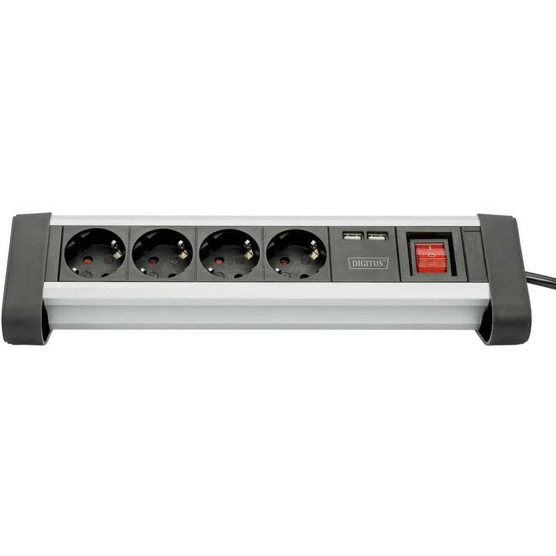 3x B-Ware Digitus DA-70614 Steckdosenleiste mit Schalter Mehrfachsteckdose 1,5 m 3 STÜCK