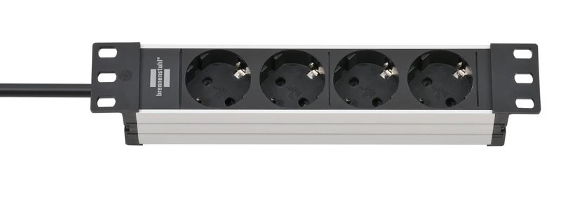 12x B-Ware Brennenstuhl 1390007004 2 m 4 AC-Ausgänge Indoor IP20 Schwarz 12 STÜCK