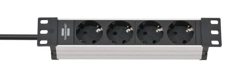 12x B-Ware Brennenstuhl 1390007004 2 m 4 AC-Ausgänge Indoor IP20 Schwarz 12 STÜCK