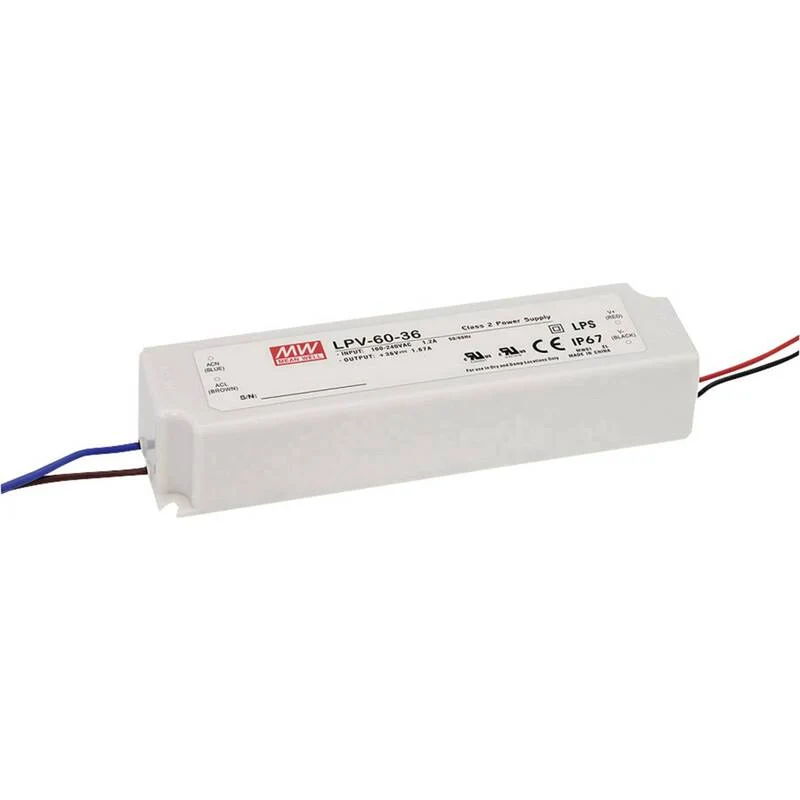 B-Ware Mean Well SNT CLASS2 60W 12V/5A CV Schaltnetzteil Netzteil-Baustein Netzgerät