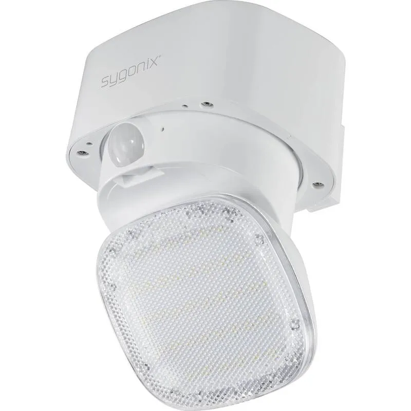 B-Ware Sygonix LED-Außenwandleuchte Außenleuchte Wandleuchte Bewegungsmelder 20W W283